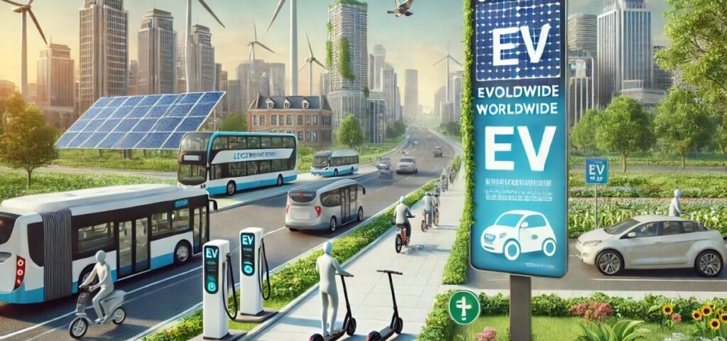 this isthe image of Governments Supporting EVs globally