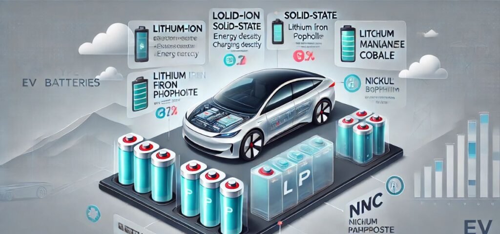 this is the image of Types of EV Batteries