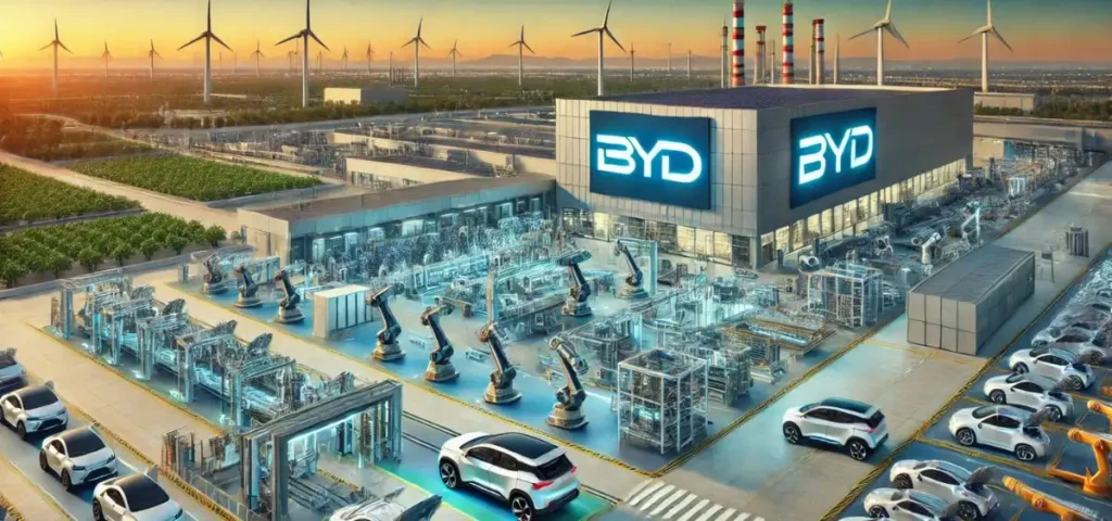BYD's first indian plant