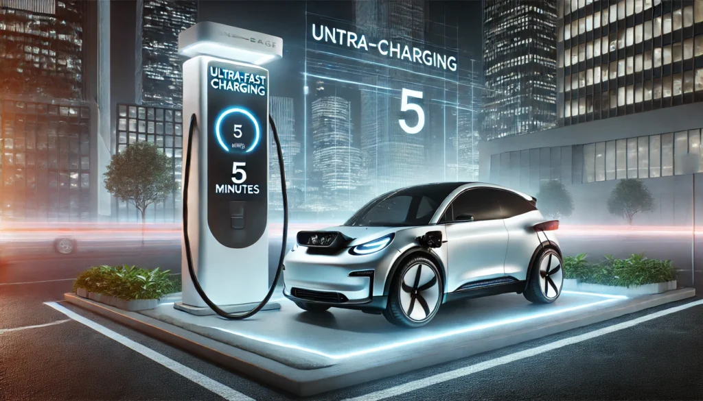 five minutes ultra fast charging