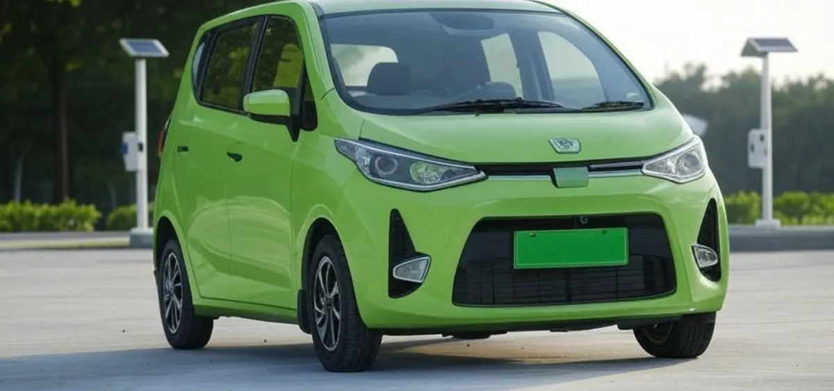 this is the image of Green Number Plate for EVs in India