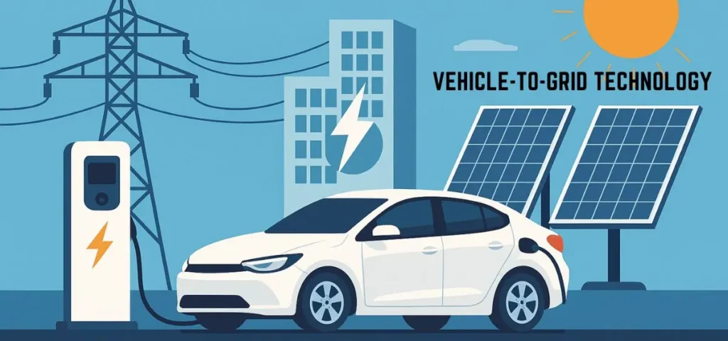 this is the image of Vehicle-to-Grid Technology