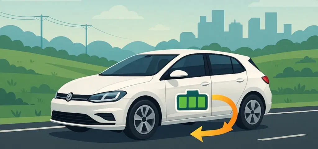 this is the image of Energy Regeneration in Electric Vehicle