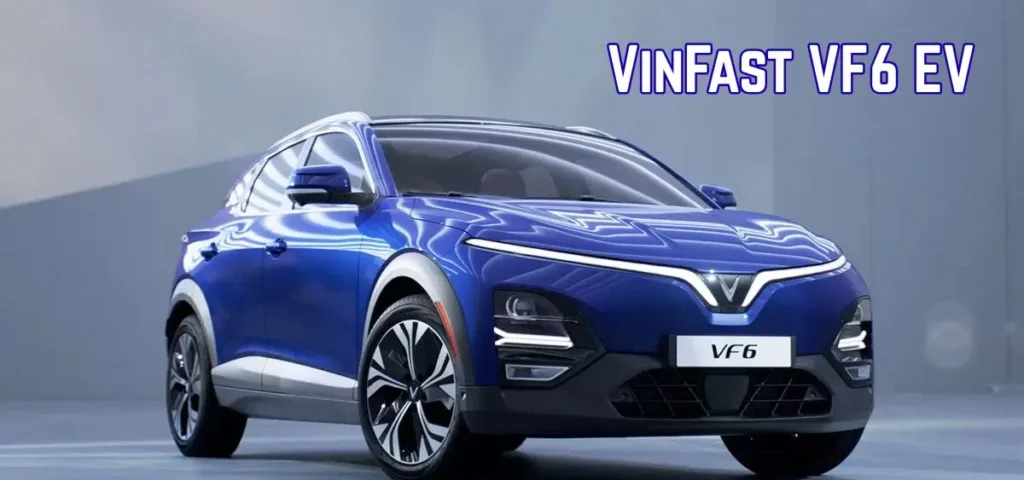 this is the image of VinFast VF6 EV in India