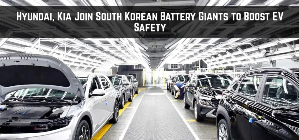 this is the image of Hyundai & Kia Join S. Korean Battery Giants