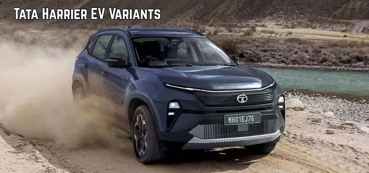 this is the image of Tata Harrier EV Variants