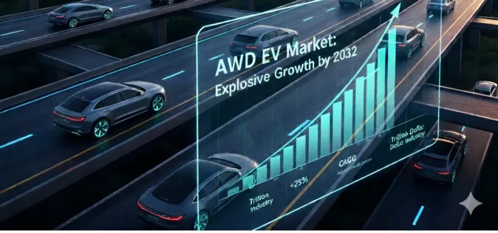 this is the image of AWD Electric Vehicle Market to See Major Growth by 2032