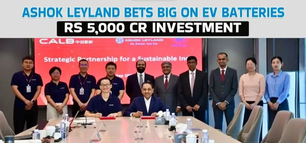 this is the image of Ashok Leyland to invest ₹5000 Cr in India