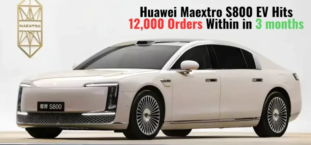THIS IS THE IMAGE OF Huawei Maextro S800 EV Hits 12,000 Orders Within in 3 months