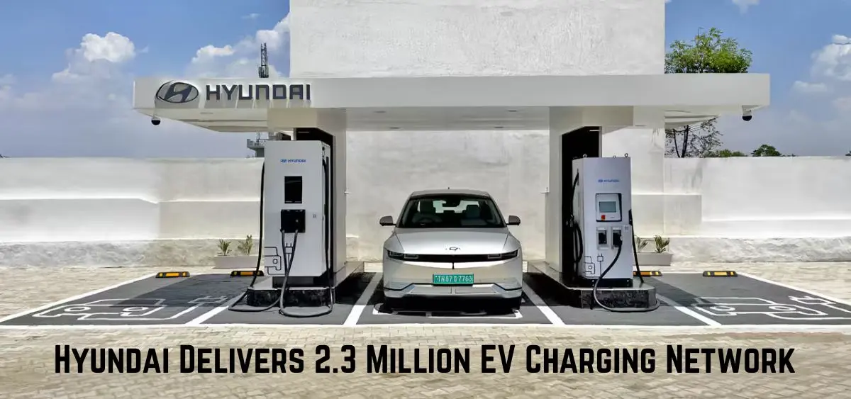 this is the image of Hyundai Delivers 2.3 Million EV Charging Network in India
