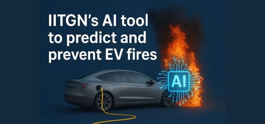 this is the image of IITGN’s AI tool to predict and prevent Electric Vehicles fire