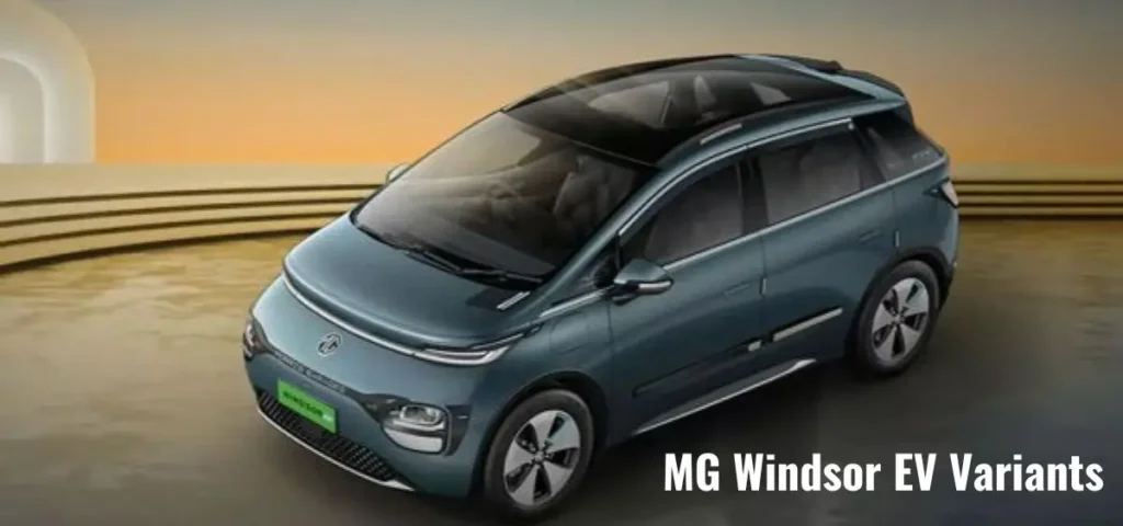 this is the image of MG Windsor EV Variants