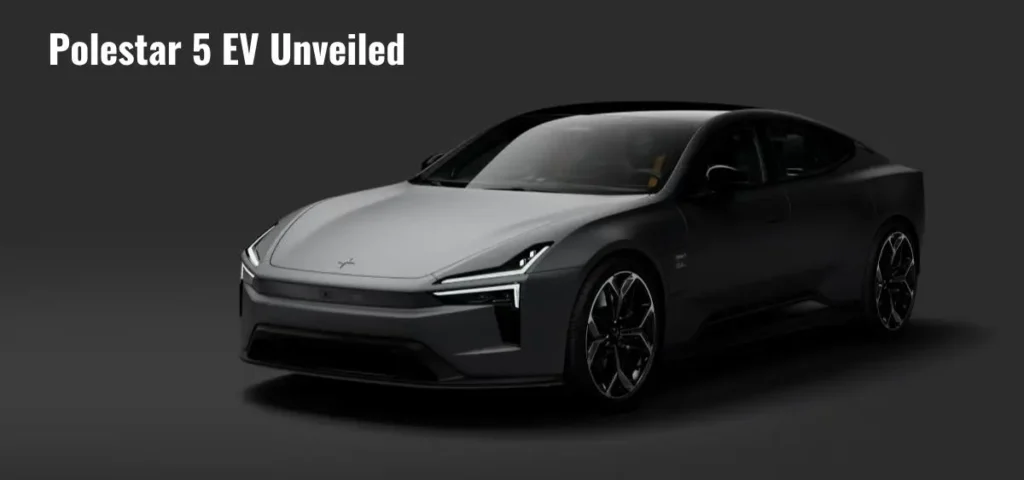 this is the image of Polestar 5 EV Unveiled