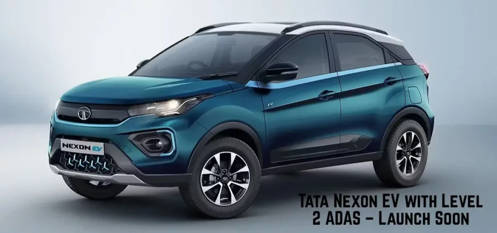 this is the image of Tata Nexon EV with Level 2 ADAS – Launch Soon