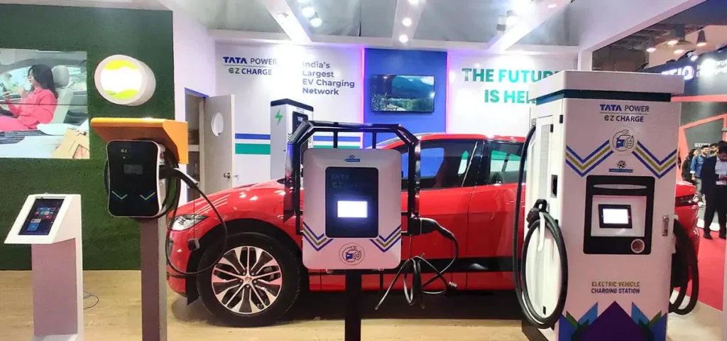 this is the image of Tata Motors Sets Up 25,000 EV Charging Points Across India