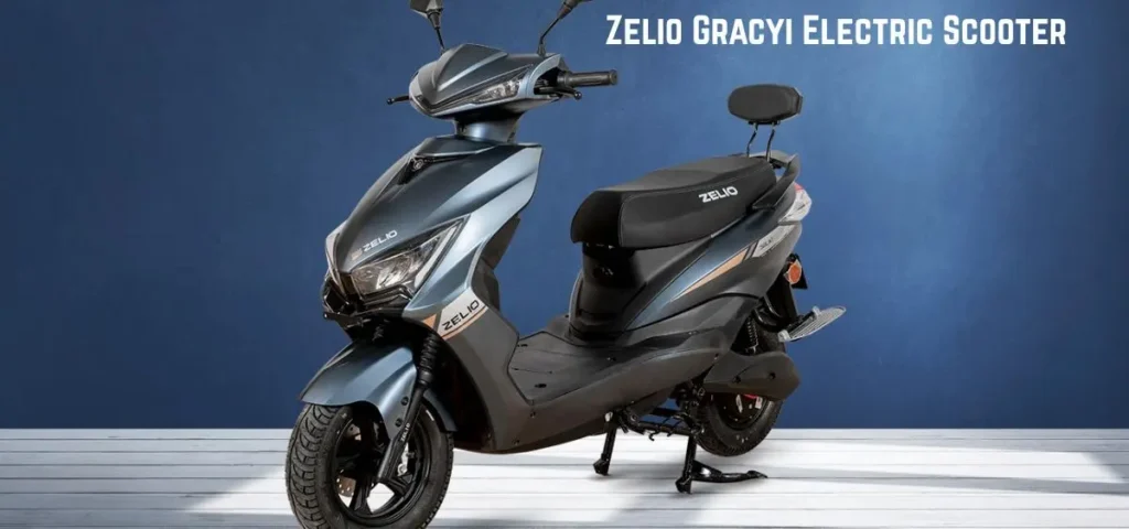 this is the image of Zelio Gracyi Electric Scooter Launched in India, starting at ₹54,000