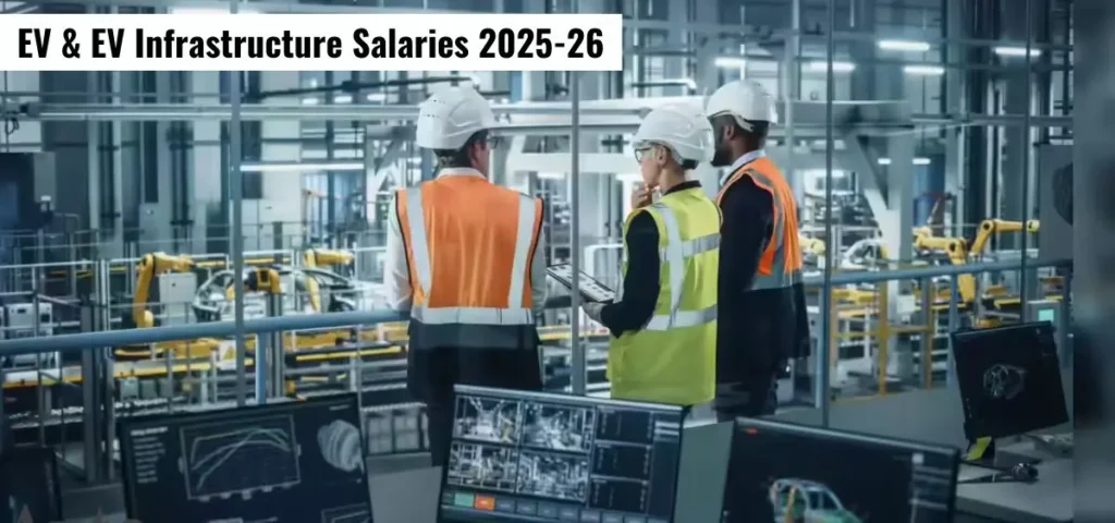 this is the image of EV & EV Infrastructure Salaries 2025-26