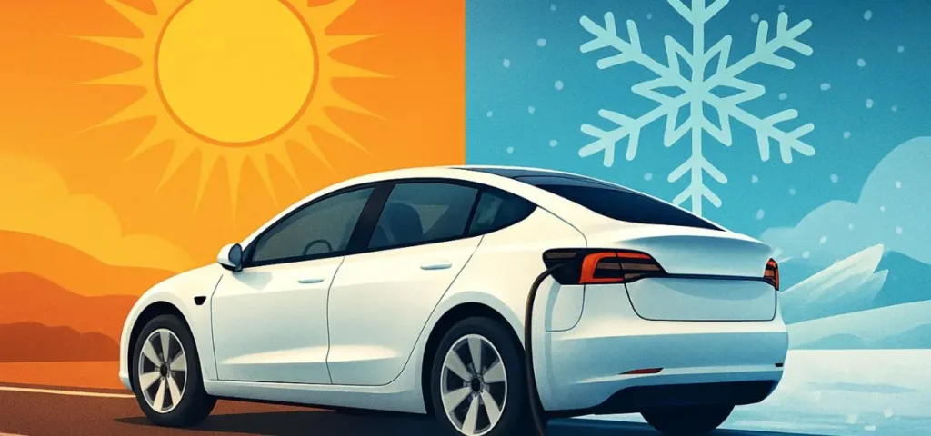 this is the image of Extreme Heat Found to Hit EV Range Harder than Cold Weather