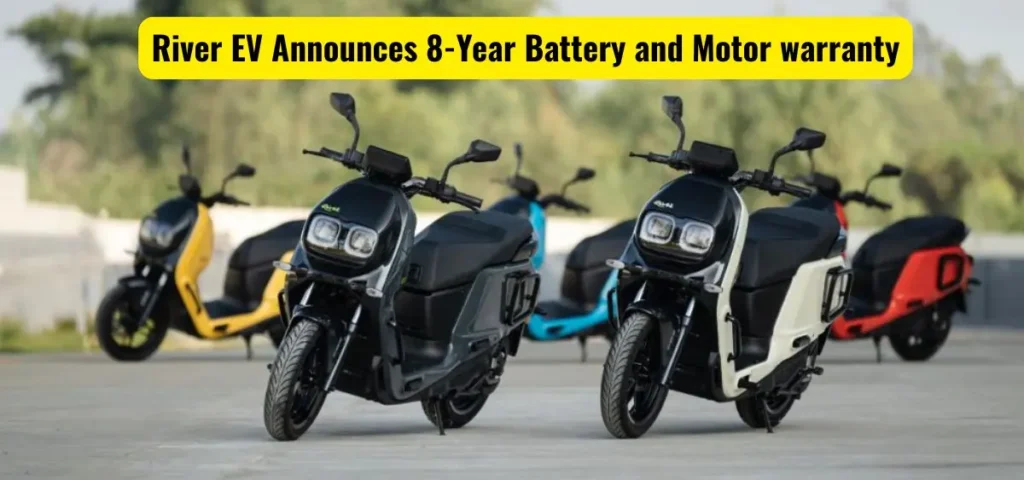 this is the image of River EV Announces 8-Year Battery and Motor warranty