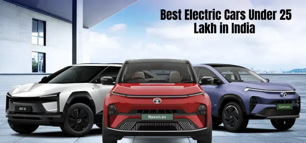 this is the image of Best Electric Cars Under 25 Lakh in India
