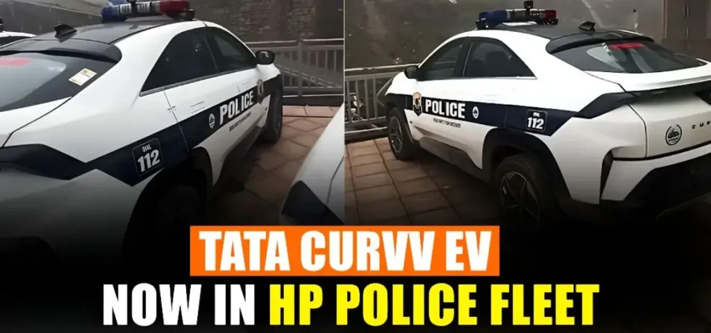 this is the image of Tata Curvv EV Joins HP Police Fleet With 5 Unique Upgrades
