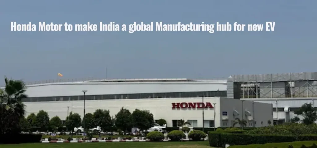 this is the image of Honda EV manufacturing hub India