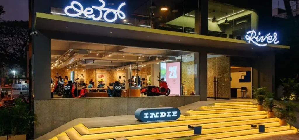 this is the image of River EV Opens First North India Store in Delhi, Launches Indie Gen 3 Electric Scooter