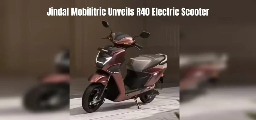 this is the image of Jindal Mobilitric Unveils the R40 Electric scooter with 165 KM Range
