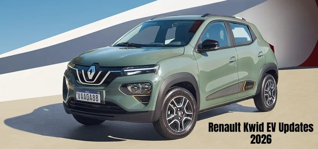 this is the image of Renault Kwid EV Updates 2026