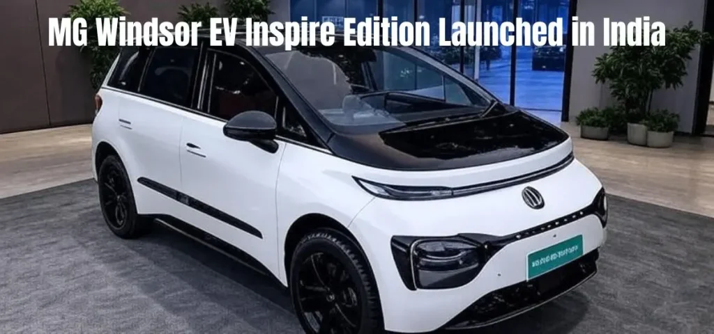 this is the image of MG Windsor EV Inspire Edition Launched in India At Rs 16.65 Lakh