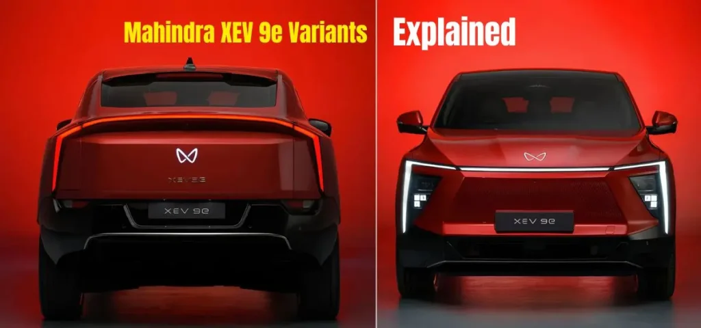 this is the image of Mahindra XEV 9e Variants