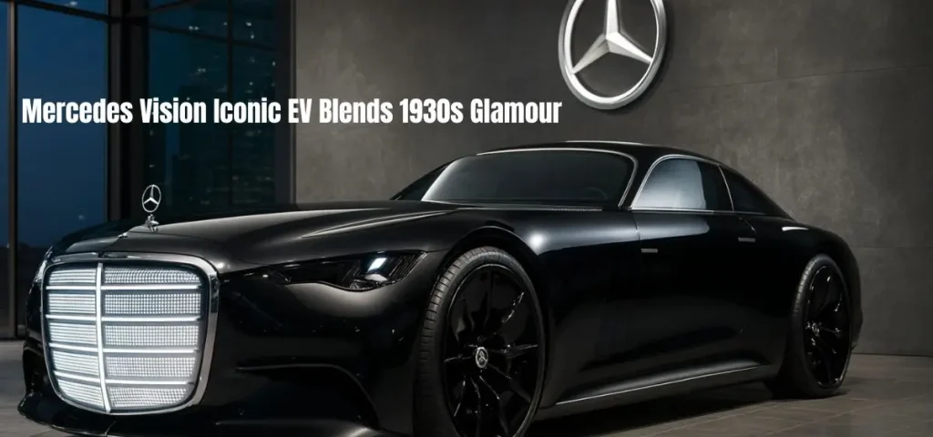 this is the image of Mercedes Vision Iconic EV Blends 1930s Glamour