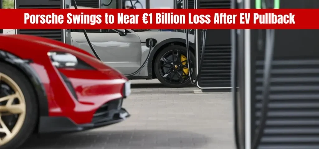 this is the image of Porsche Swings to Near €1 Billion Loss After EV Pullback