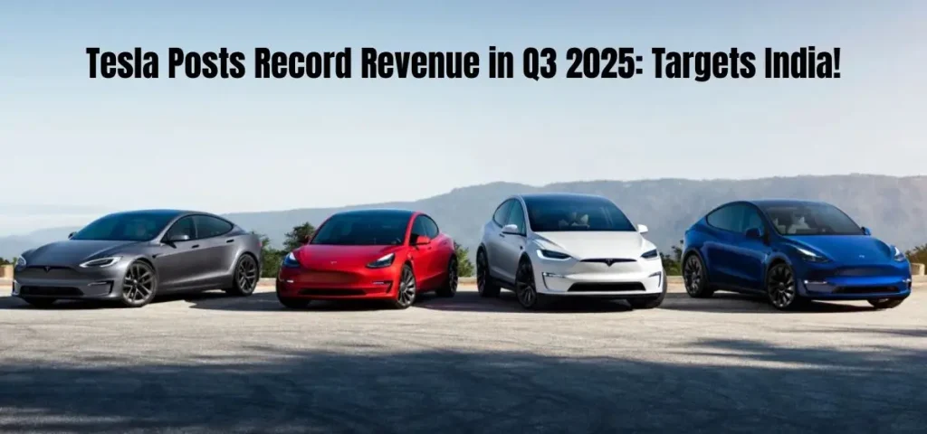 this is the image of Tesla Posts Record Revenue in Q3 2025: Targets India!