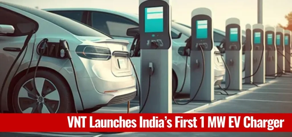 this is the image of VNT Unveils India’s First 1 MW EV Charger