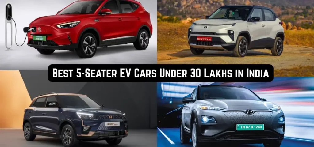 this is the image of Best 5-Seater EV Cars Under 30 Lakhs in India
