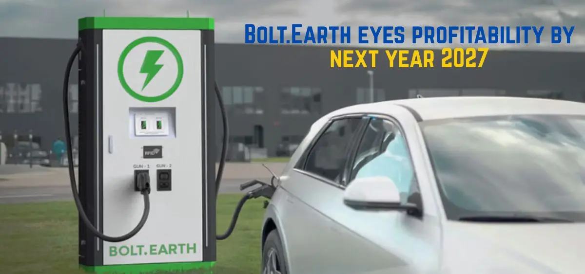 this is the image of Bolt.Earth eyes profitability by next year 2027