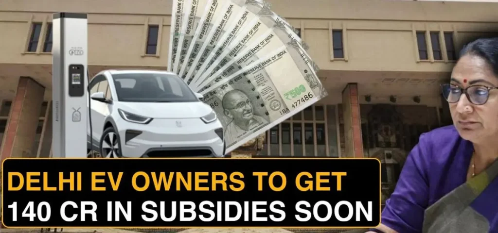 this is the image of Delhi Government to Release Pending EV Subsidies to owners from December