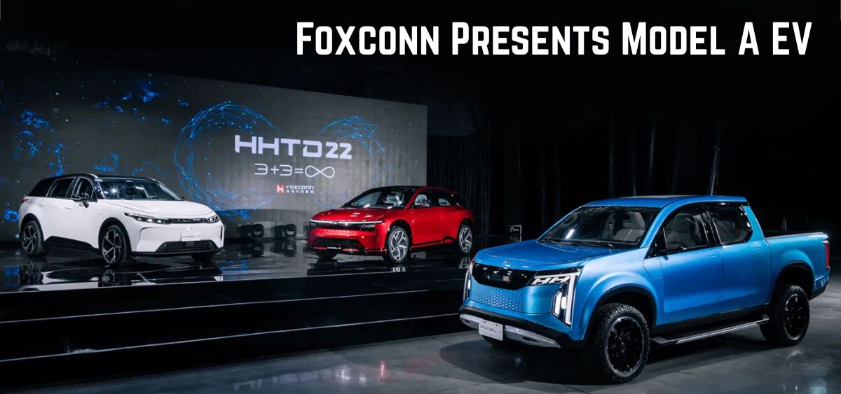 this is the image of Foxconn Presents Model A EV