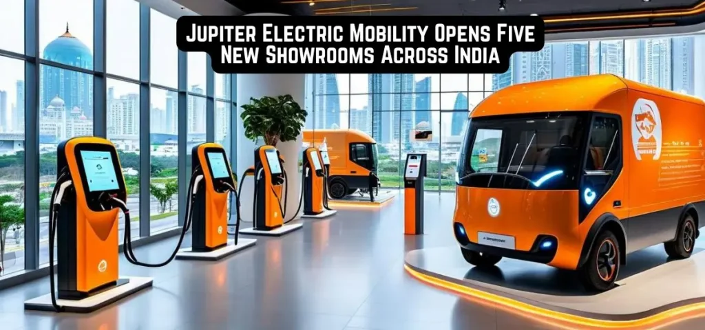 this is the image of Jupiter Electric Mobility Opens Five New Showrooms Across India