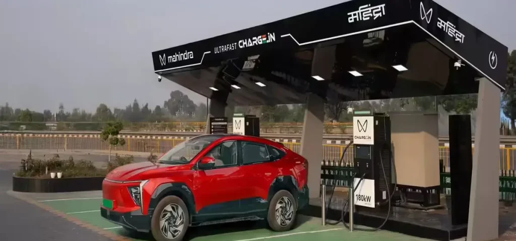 this is the image of Mahindra to Deploy 250 EV Charging Stations Across India by 2027