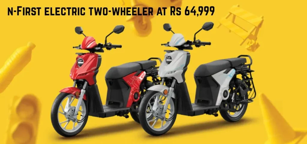 this is the image of Numeros launches the n-First electric two-wheeler at Rs 64,999