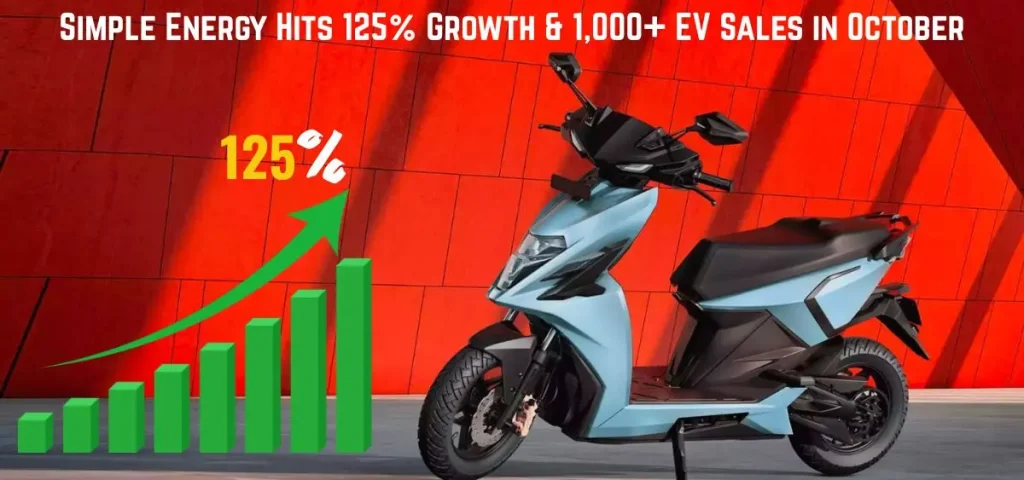 this is the iamge of Simple Energy Hits 125% Growth & 1,000+ EV Sales in October Months