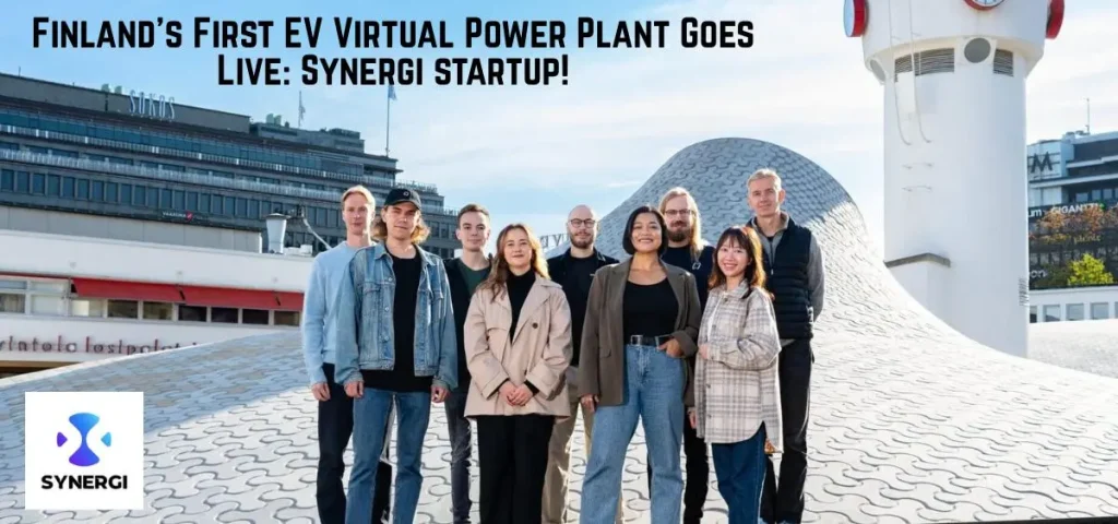 this is the image of Finland's First EV Virtual Power Plant Goes Live: Synergi startup!