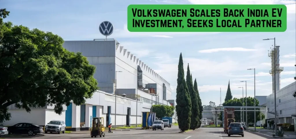 this is the image of Volkswagen Scales Back India EV Investment