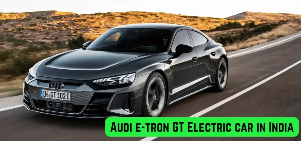 this is the image of Audi e-tron GT Electric car in India