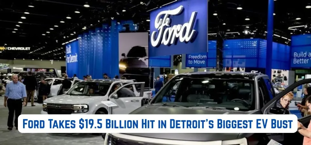 this is the image of Ford Takes $19.5 Billion Hit in Detroit's Biggest EV Bust