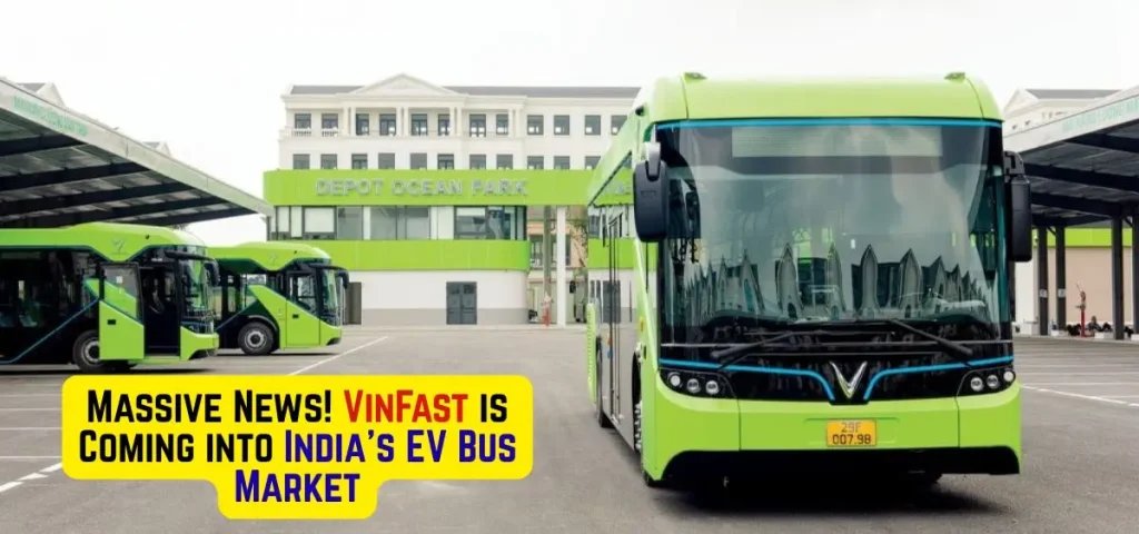 this is the image of VinFast is set to enter India's electric bus segment
