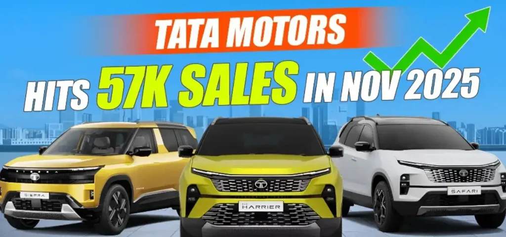 this is the image of Tata leads passenger EV sales in November 2025