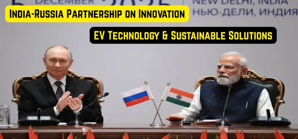 this is the image of India-Russia Partnership on Innovation